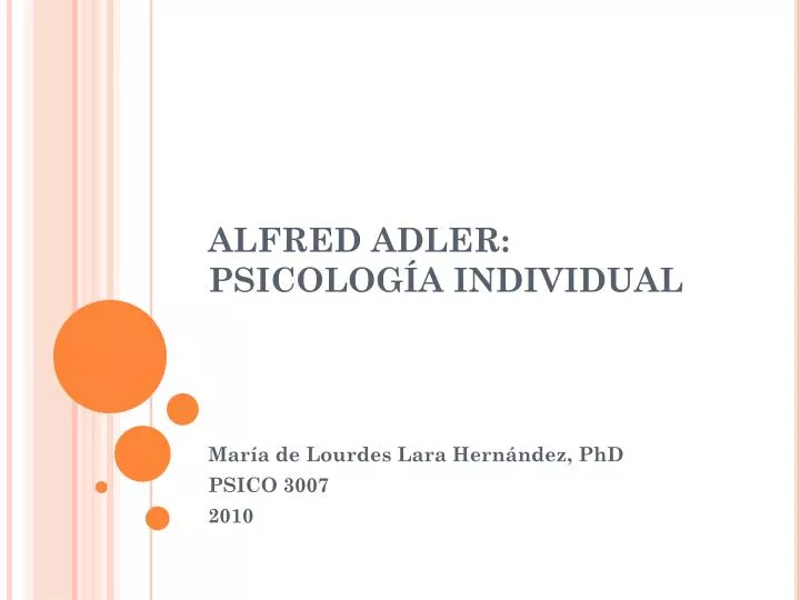 alfred adler psicolog a individual