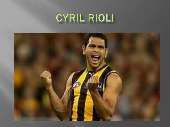 cyril rioli