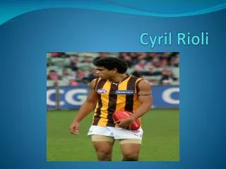 Cyril Rioli