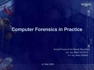 Computer Forensics in Practice