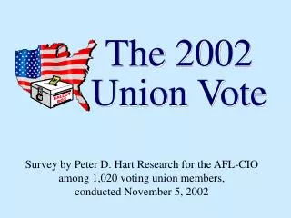 The 2002 Union Vote