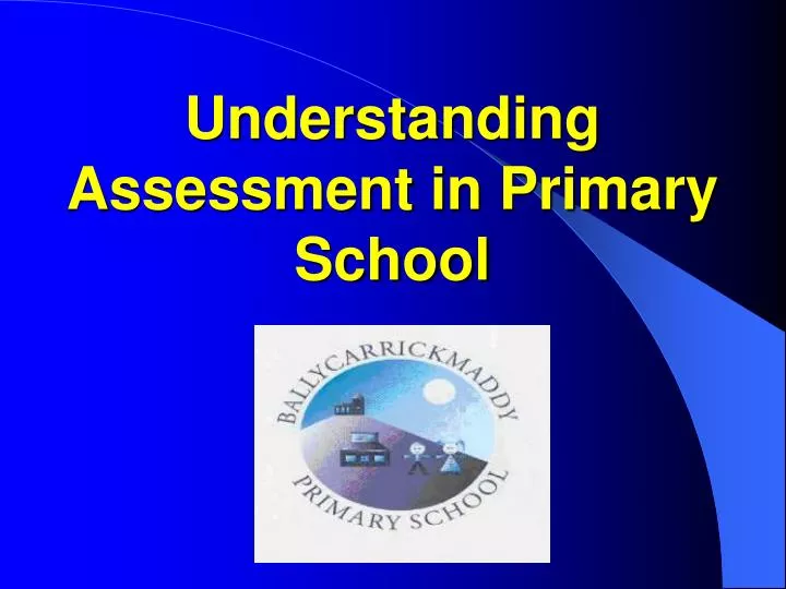understanding assessment in primary school