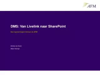 dms van livelink naar sharepoint