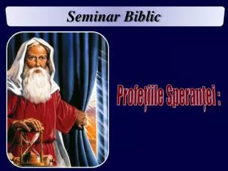 seminar biblic