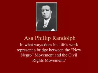 Asa Phillip Randolph