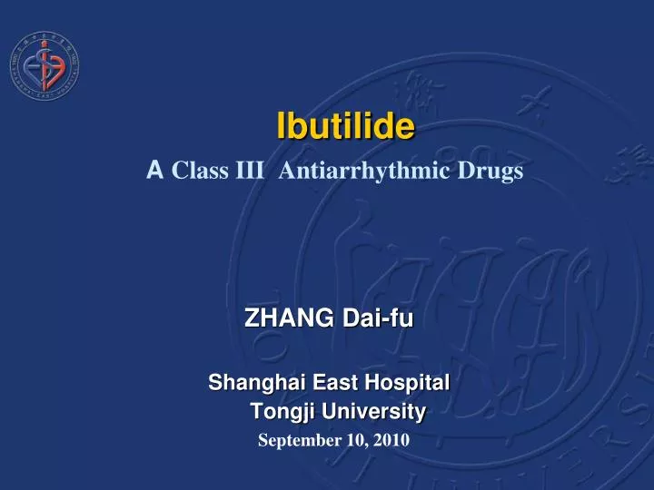 ibutilide a class iii antiarrhythmic drugs