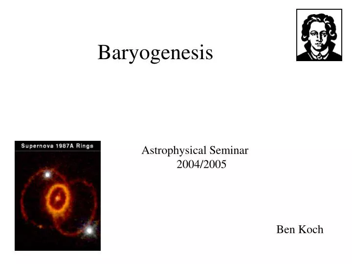 baryogenesis