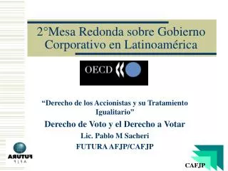 2 mesa redonda sobre gobierno corporativo en latinoam rica