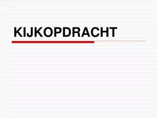 kijkopdracht