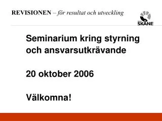 revisionen f r resultat och utveckling