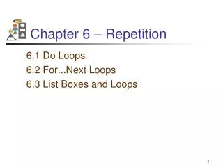 chapter 6 repetition
