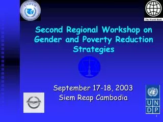 Second Regional Workshop on Gender and Poverty Reduction Strategies