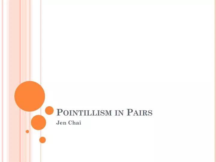 pointillism in pairs
