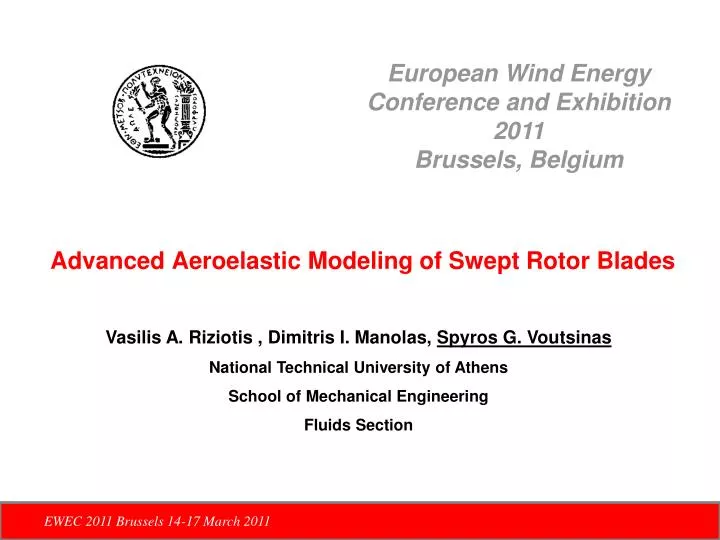 advanced aeroelastic modeling of swept rotor blades