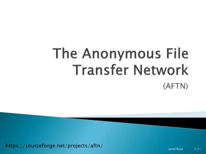 the anonymous file transfer network