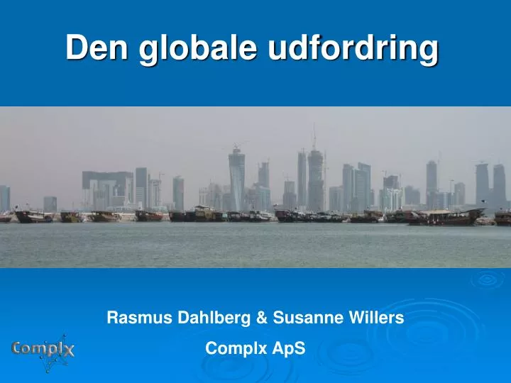 den globale udfordring