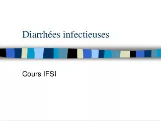 diarrh es infectieuses