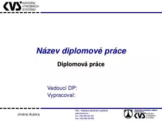 n zev diplomov pr ce