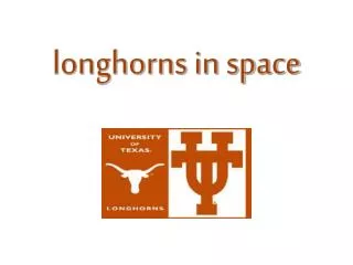 longhorns in space