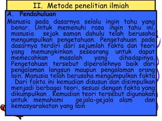 ii metode penelitian ilmiah