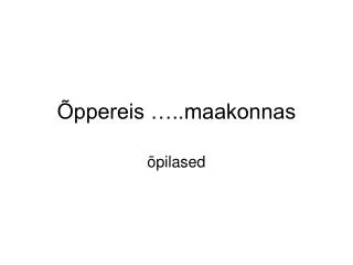 ppereis maakonnas