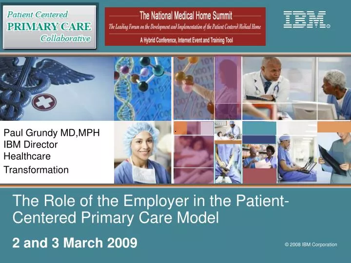 the role of the employer in the patient centered primary care model