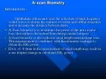 A-scan Biometry - slide 1
