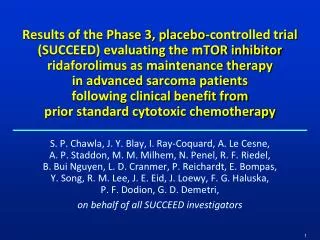 The PI3K-AKT-mTOR pathway regulates cell growth, proliferation and metabolism in sarcoma