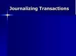 Understanding Journals and Journalizing Transactions in Accounting - slide 1