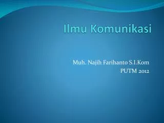 ilmu komunikasi