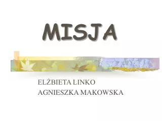 misja