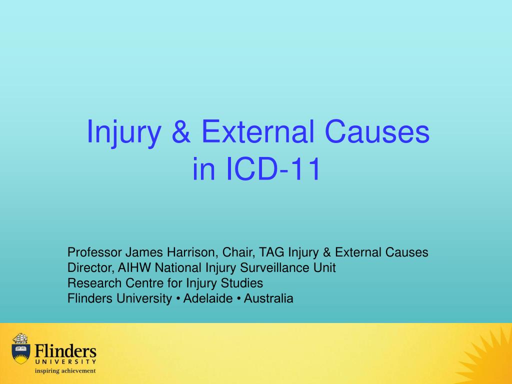 PPT - Injury & External Causes in ICD-11 PowerPoint Presentation - ID ...