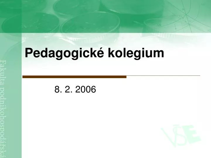 pedagogick kolegium