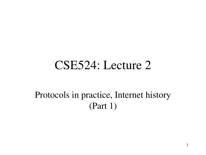 cse524 lecture 2