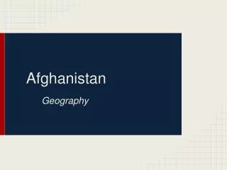 Afghanistan