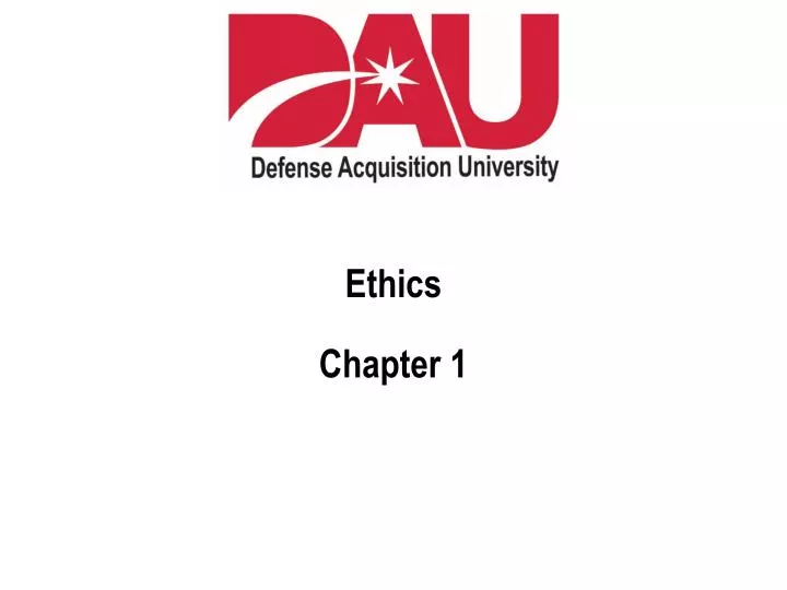 ethics chapter 1