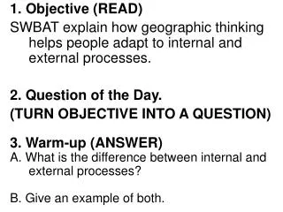 1. Objective (READ)