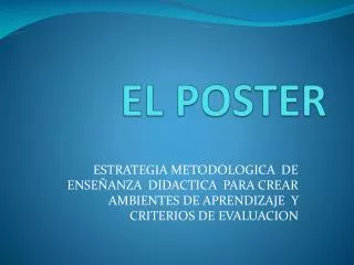 el poster