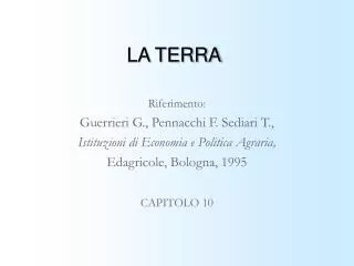 la terra