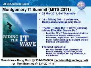 Montgomery IT Summit (MITS 2011)