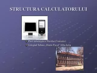structura calculatorului