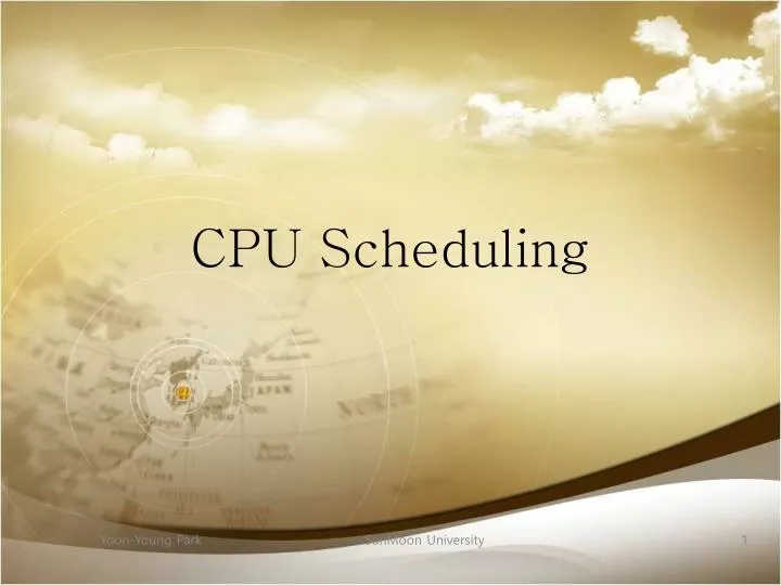 cpu scheduling