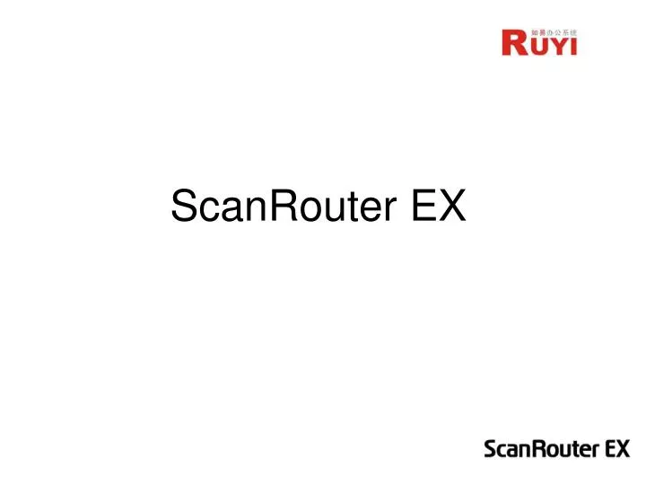 scanrouter ex