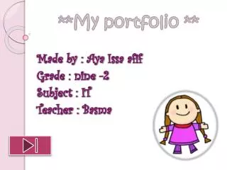 my portfolio