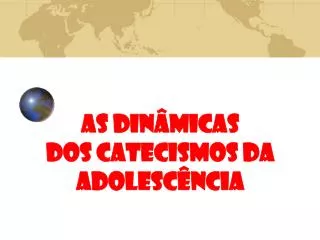 as din micas dos catecismos da adolesc ncia
