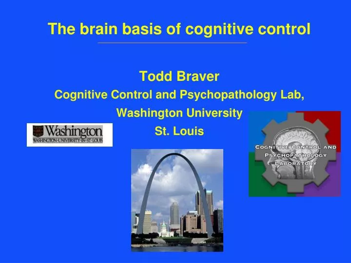 the brain basis of cognitive control