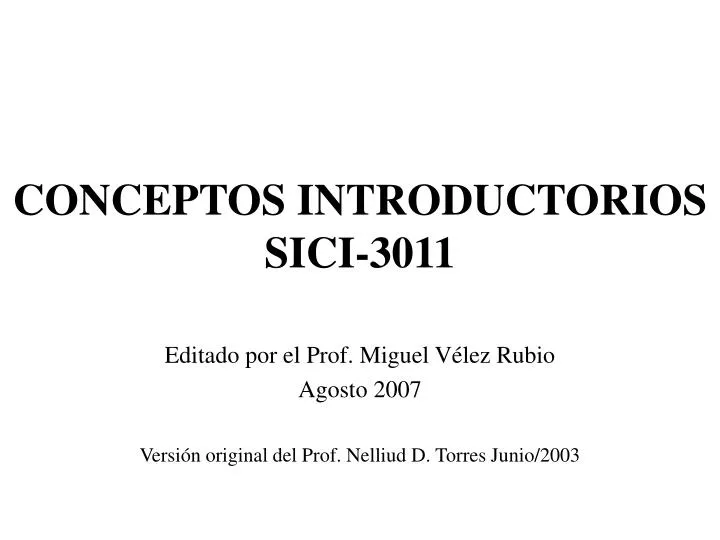 conceptos introductorios sici 3011