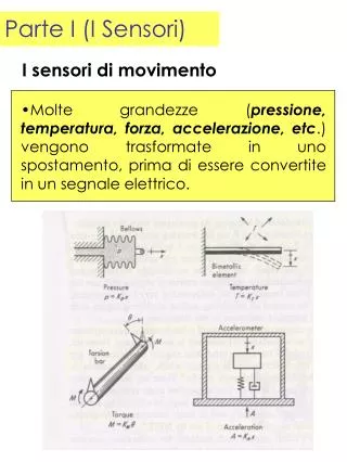 parte i i sensori