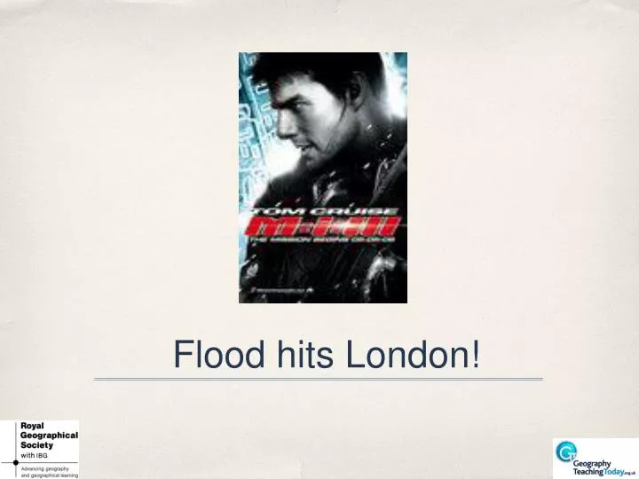flood hits london