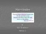 The Legacy of Maimonides: Journey of a Great Jewish Philosopher and Rabbi - slide 1